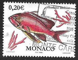 MONACO  -  TIMBRE  N° 2328  -  VUE DU VIEUX MONACO   -  2002  -  OBLITERE - Used Stamps