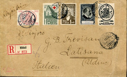 74543 Finland,corver Circuled Registered From Mikkeli 30.12.1931 To Latisana Udine  Italy  (see 2 Scan) - Covers & Documents