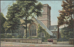 Parish Church, St Heliers, Jersey, C.1905-10 - Peacock Postcard - St. Helier