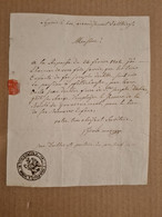 Lettre Franchise SEPPOIS LE BAS 1808 Enfants DOCHLER Joseph  En Pension A Pfetterhouse - Unclassified