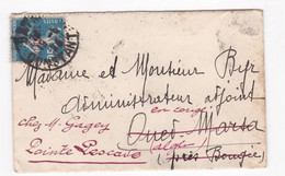 Pointe Pescade Oued Marsa , Pour Mr Byr , 2 Cachets Pointe Pescade , Et  Oued Marsa 1925 - Storia Postale