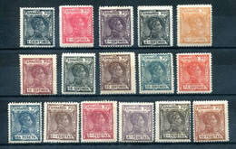 1907.FERNANDO POO.EDIFIL 152/67*.NUEVOS CON FIJASELLOS(MH).CATALOGO 175€ - Fernando Po