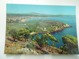 Cartolina Viaggiata "SCAURI Spiaggia Dei Sassolini E Monte D'Oro" 1973 - Latina