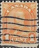 CANADA 1930 King George V - 1c. - Orange FU - Kriegssteuermarken