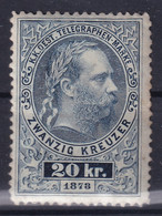 AUSTRIA 1874/75 - MLH - ANK 11 - Telegraphenmarke - Télégraphe