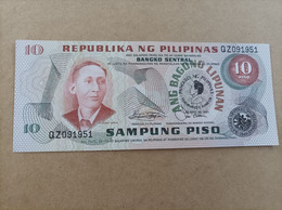 Billete De Filipinas De 10 Pisos, Conmemorativo, Año 1981, UNC - Philippines