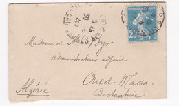 Oued Marsa , Pour Mr Byr , 2 Cachets  Oued Marsa 1925 - Cartas & Documentos