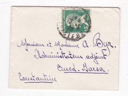 Oued Marsa , Pour Mr Byr , 2 Cachets  Oued Marsa 1925 - Storia Postale