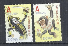 NORWAY 2016 - KRISTIANSAND ZOO - CPL. SET - POSTALLY- USED OBLITERE  GESTEMPELT USADO - Gebruikt