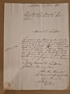 Lettre Franchise NAMBSHEIM 1819 Maison Communale Qui Sert De Presbytère - Ohne Zuordnung