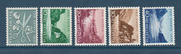 ⭐ Suisse - YT N° 576 à 580 ** - Neuf Sans Charnière - 1956 ⭐ - Unused Stamps