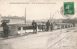 Coudekerque Branche * Péniches Batellerie * Canal De Bourbourg Au Grand Tournant * Péniche Barge Chaland - Coudekerque Branche