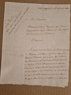 Lettre Franchise HAGENTHAL LE HAUT 1824 Mr NICOLAS SURVEILLANCE - Sin Clasificación