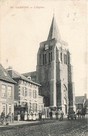 Caestre * 1908 * Place Et église Du Village * Villageois - Andere & Zonder Classificatie