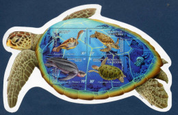 Nelle CALEDONIE :Aquarium De Nouméa -Tortues Marines : Caretta Caretta, Chelodia Mydas, Eretmochelys Imbricata, Etc - Hojas Y Bloques