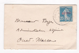 Oued Marsa Algerie , Pour Mr Byr , 2 Cachets  ,Oued Marsa 1925 - Storia Postale