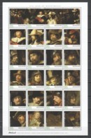 Caribbean Netherlands (Bonaire) 2017 - MNH Sheet PAINTING REMBRANDT - 350 YEARS THE NIGHT WATCH (1642) - Rembrandt