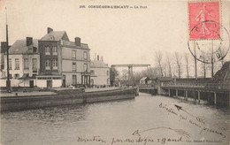 Condé Sur L'escaut * Le Port * Péniche Batellerie Barge Chaland - Conde Sur Escaut