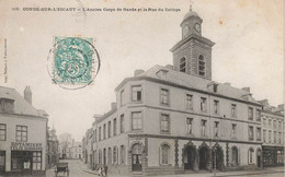 Condé Sur L'escaut * 1907 * L'ancien Corps De Gare Et La Rue Du Collège * Estaminet Félix GUIGNARD - Conde Sur Escaut