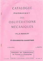 Catalogue Permanent Des Oblitérations Mécaniques Flammes Du Département 17 - Frankrijk