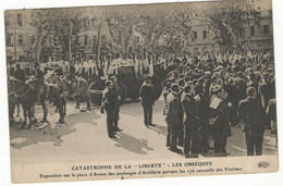 CPA,Th ,Catastrophe De La " Liberté " , Les Obsèques , Exposition Sur La Place D' Armes , 176 Victimes  Ed. E.L.D. - Funérailles