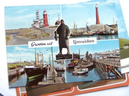 Nederland Holland Pays Bas IJmuiden Met Het Vissersmonument Centraal - IJmuiden