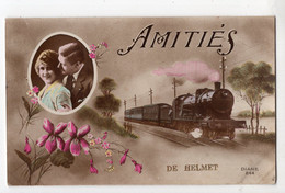 Amitiés De HELMET  *couple ** Train * - Evere