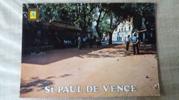 CPSM  SPORT PETANQUE PARTIE DE BOULES SAINT PAUL DE VENCE 06 PLACE DU JEU DE BOULES ED ALTARI 1987 - Pétanque