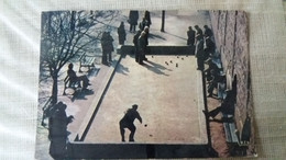 CPSM  SPORT PETANQUE PARTIE DE BOULES DETENTE ED CAP THEOJAC IRIS PHOTO TEOULE 1986 - Petanca