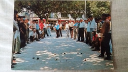 CPSM  SPORT PETANQUE PARTIE DE BOULES PLAISIR DES JOUEURS ET DES SUPPORTERS ED GAI SOLEIL 1980 - Boule/Pétanque