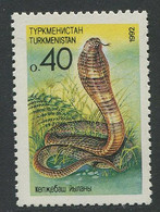 Turkmenistan:Unused Stamp Snake, Cobra, 1992, MNH - Turkménistan