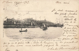 Dunkerque 1902 * La SAINTE BARBE Sainte Barbe Portant Le Président Accostant Le Quai Frecynet * Bateau - Dunkerque