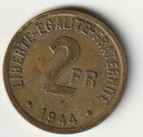 2 Francs  France Libre  1944 - 2 Francs