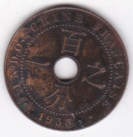 Indochine Française. 1 Cent 1938 A. Bronze, Lec# 99 - Französisch-Indochina