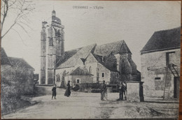 CPA CHEVANNES (89) - L'Eglise (animée) - Chevannes