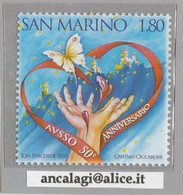 RSM F.lli Nuovi 0449 - San Marino 2010 - "Anniversario A.V.S.S.O." 1v.** - - Ungebraucht