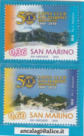 RSM F.lli Nuovi 0451 - San Marino 2010 - "LIONS CLUB Di SAN MARINO" Serie Di 2v.** - - Nuevos