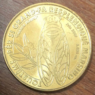 13 MARSEILLE CIGALE FREDERIC MISTRAL REMERCIEMENTS MDP 2007 MÉDAILLE SOUVENIR MONNAIE DE PARIS JETON MEDALS COINS TOKENS - 2007