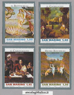 RSM F.lli Nuovi 0455 - San Marino 2010 - "MAESTRI DELL'ARTE" Serie Di 4v.** - - Nuevos