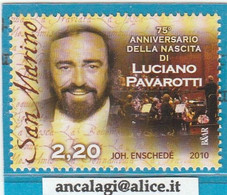 RSM F.lli Nuovi 0457 - San Marino 2010 - "LUCIANO PAVAROTTI" 1v.** - - Unused Stamps