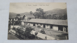 ANTIQUE POSTCARD SÃO TOME E PRINCIPE - ROÇA VISTA ALEGRE - HOSPITAL UNUSED - Sao Tome En Principe