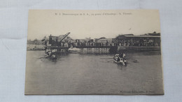 ANTIQUE POSTCARD SÃO TOME E PRINCIPE - DESEMBARQUE DE SUA ALTEZA NA PONTE DA ALFANDEGA UNUSED - São Tomé Und Príncipe