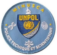 Ecusson Police Technique Et Scientifique MINUSCA UNPOL - Ecussons Tissu