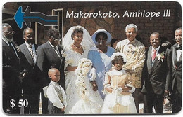 Zimbabwe - PTC - Marriage Of President Mugabe, Makorokoto 2, 10.1999, Chip SO3, 50$, 20.000ex, Used - Simbabwe