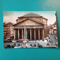 Cartolina Roma - Pantheon. Viaggiata 1958 - Panthéon