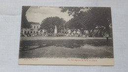 ANTIQUE POSTCARD SÃO TOME E PRINCIPE - UM ASPECTO DA FEIRA NA CIDADE UNUSED - Sao Tome Et Principe