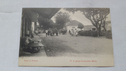 ANTIQUE POSTCARD SÃO TOME E PRINCIPE - A PRAÇA GOVERNADOR MELLO UNUSED - Sao Tomé E Principe