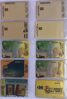 PAKISTAN CALL POINT Chip  : 10 DIFFERENT CARDS AS PICTURED ( Lot 12 ) USED - Pakistan