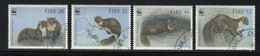 Eire, Irlande O; Yv 801, 802, 803, 804; Martes; - Used Stamps