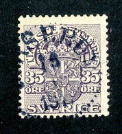 6 Sweden 1910 Scott O54- Mi.43 Used (Offers Welcome!) - Postage Due